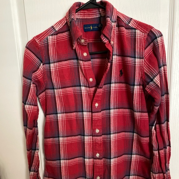 Women's Ralph Lauren Flannel Shirt - Picture 2 of 7